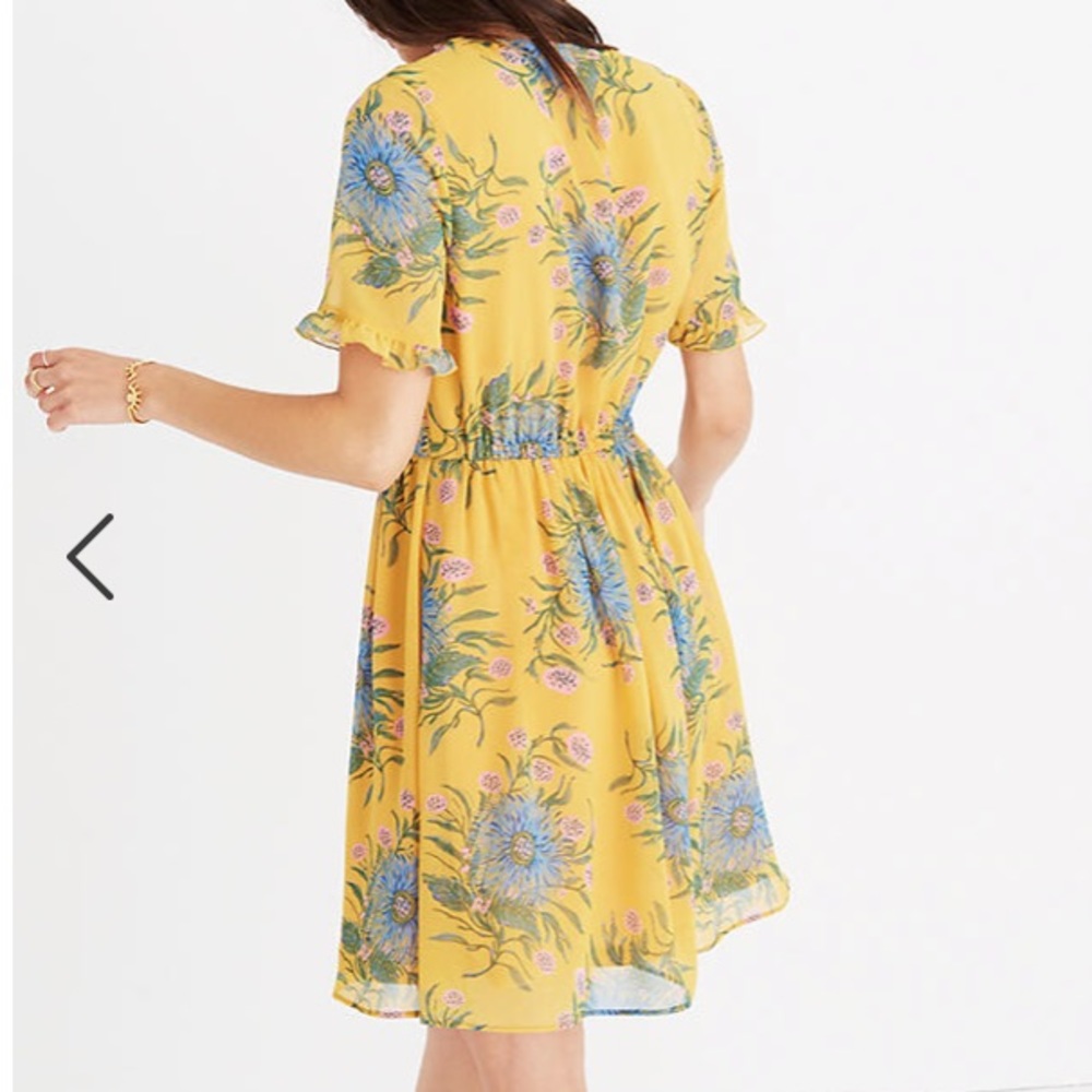 ☀️Madewell | Sweet Grass Ruffle Sleeve Dress | 4 - Picture 13 of 15